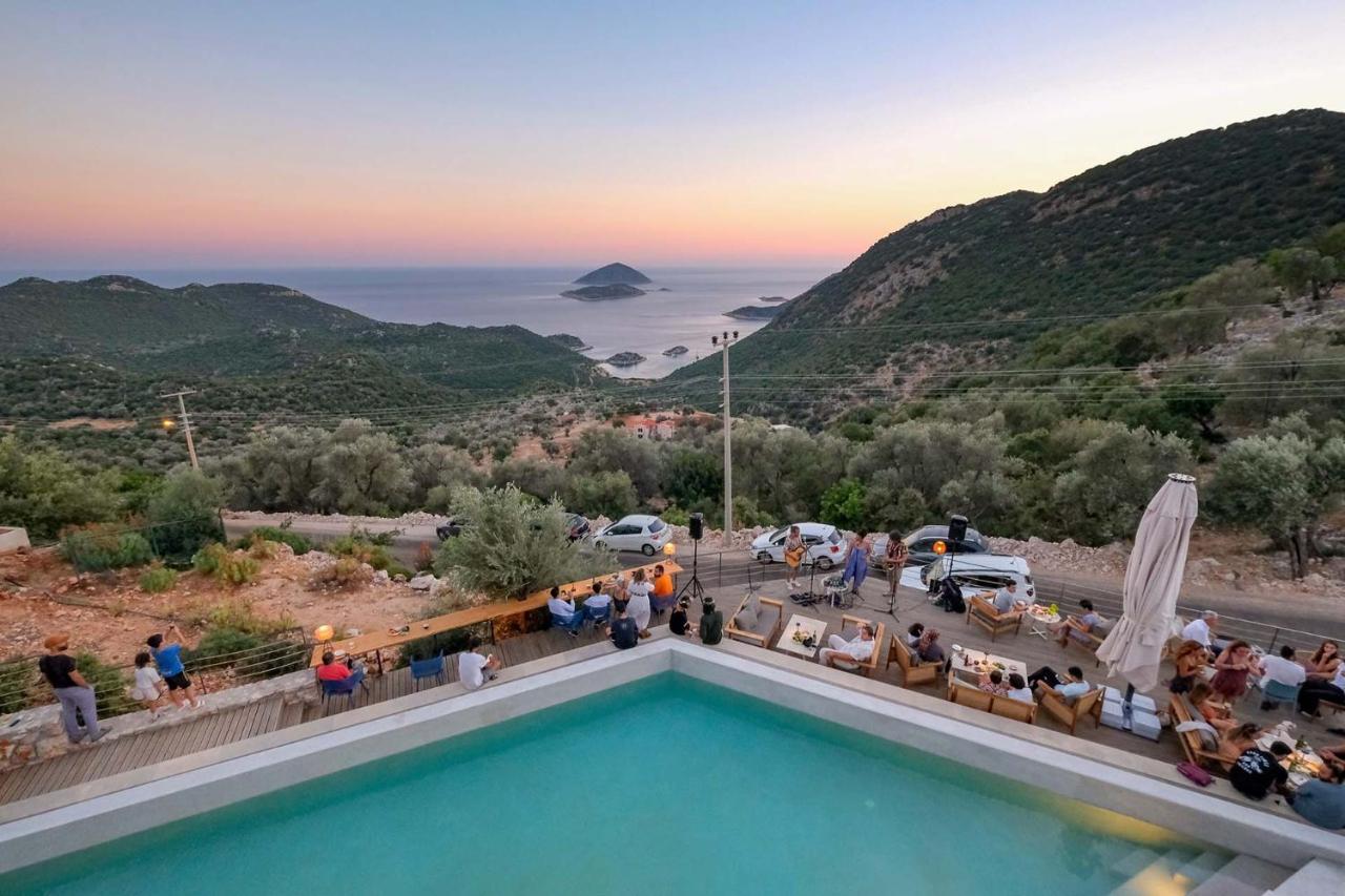 14 Premium Villas With Openair Restaurant&Tennis Court In Nature - Notos Club Kaş Esterno foto