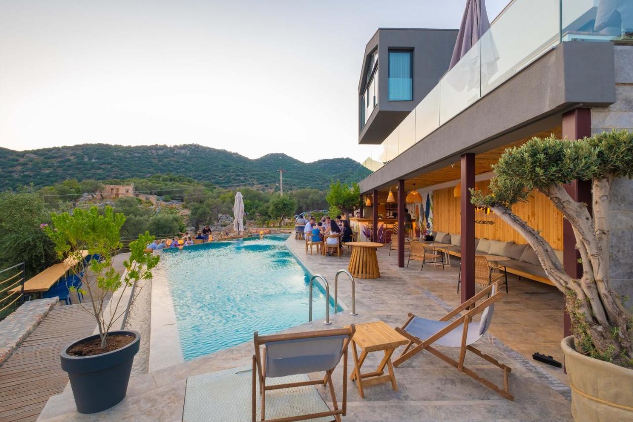 14 Premium Villas With Openair Restaurant&Tennis Court In Nature - Notos Club Kaş Esterno foto
