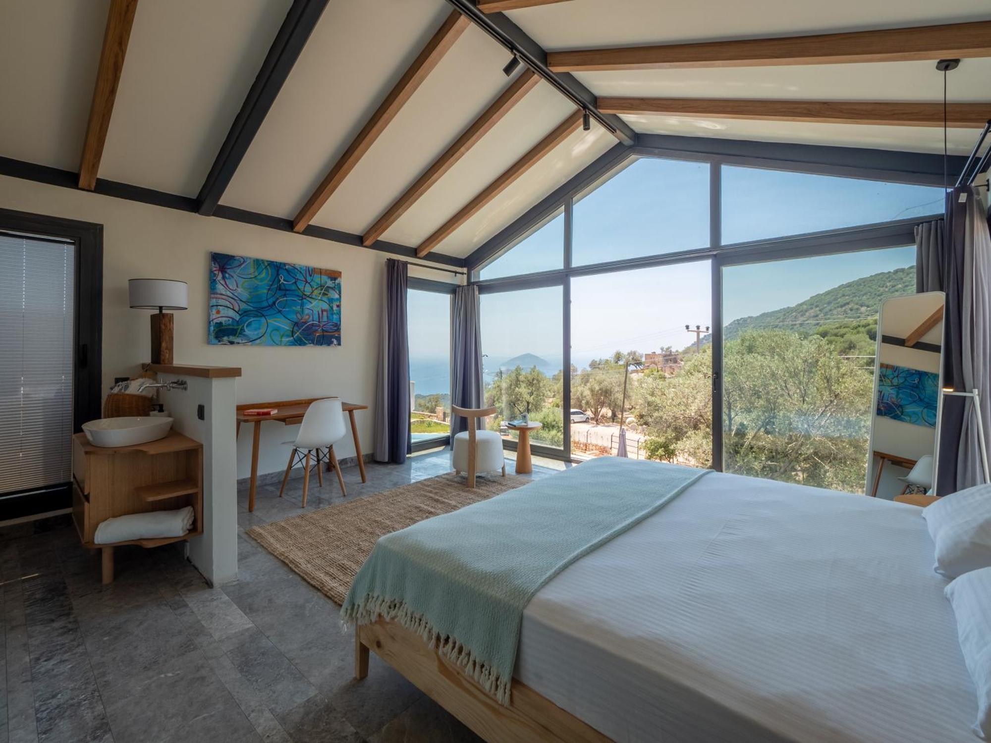 14 Premium Villas With Openair Restaurant&Tennis Court In Nature - Notos Club Kaş Esterno foto